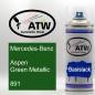 Preview: Mercedes-Benz, Aspen Green Metallic, 891: 400ml Sprühdose, von ATW Autoteile West.